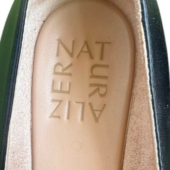 Naturalizer 6.5 Black Leather Classic Pumps Comfort Sole/ Walk all day - Picture 4 of 7